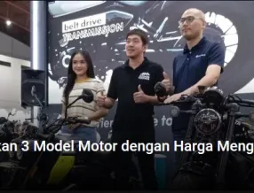 Meriahkan PRJ 2024 MForce Rilis 3 Motor Baru Sekaligus di PRJ Motor Mini Moge sampai Skutik Retro