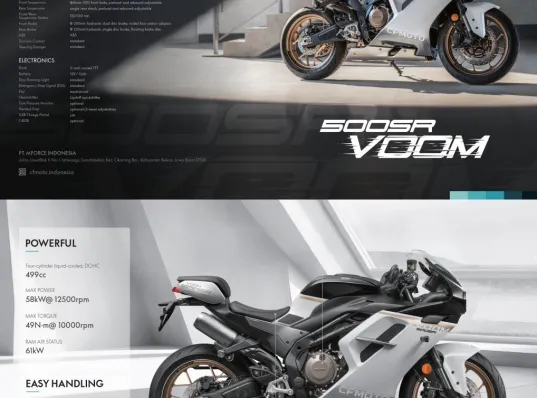 CFMOTO 500 SR - VOOM 3